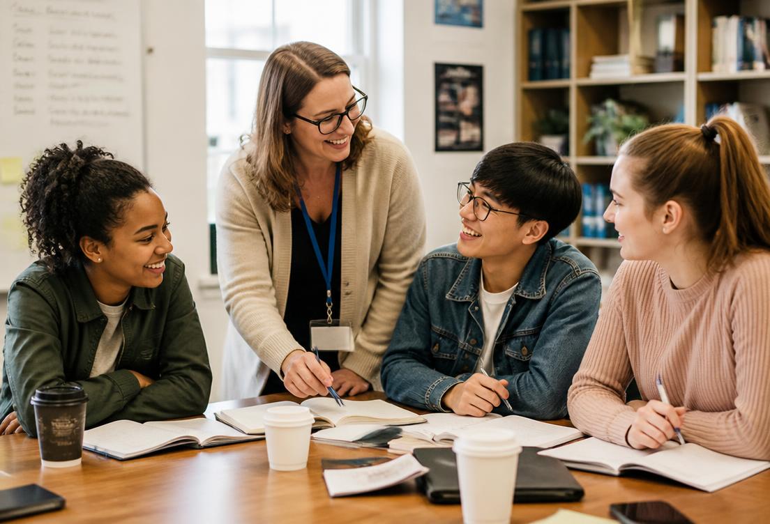 Lezione di inglese alla The British Academy